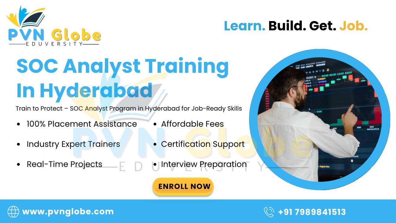 SOC Analyst Training In Hyderabad