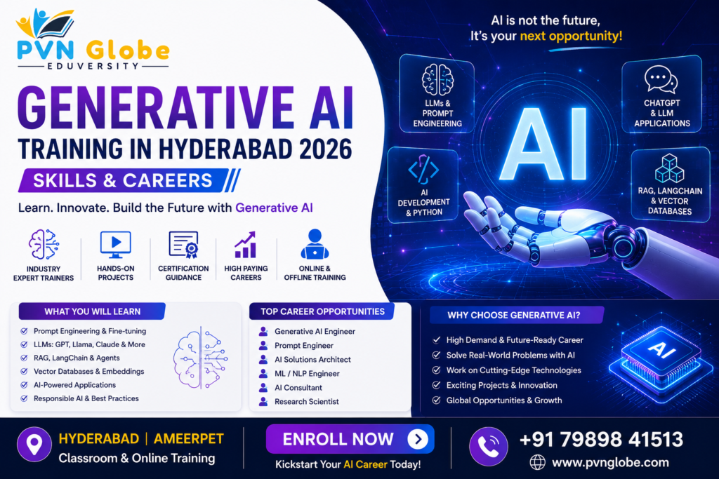 Generative AI Training in Hyderabad 2026