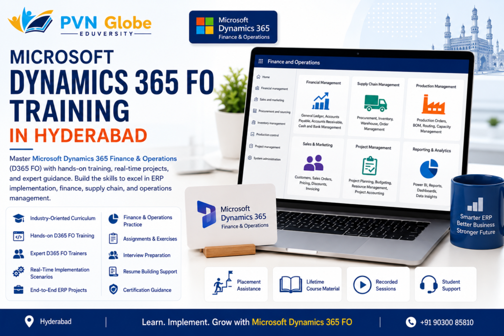 Microsoft Dynamics 365 FO Training in Hyderabad