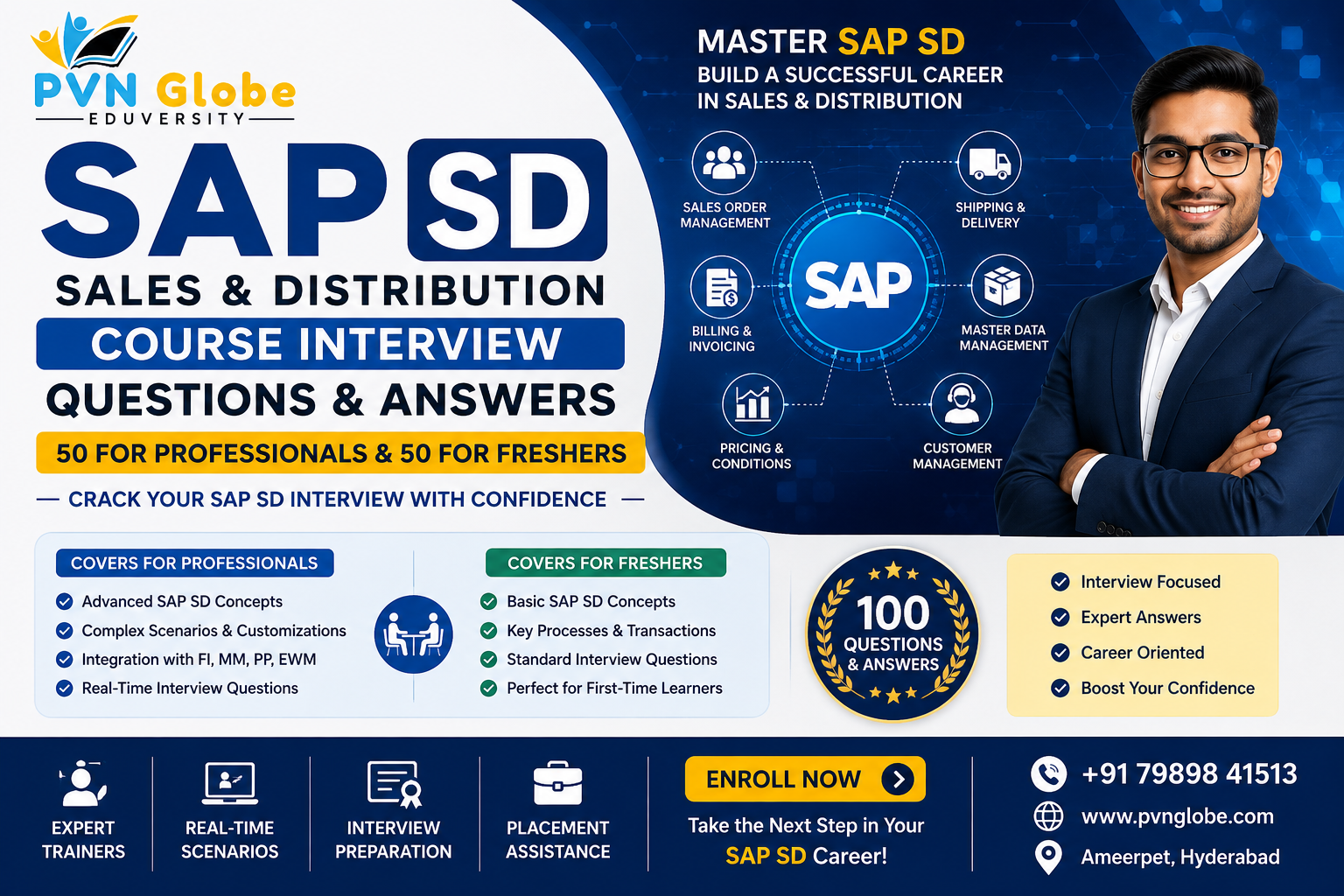 SAP SD Interview Questions and Answers for Freshers and Professionals – PVN Globe