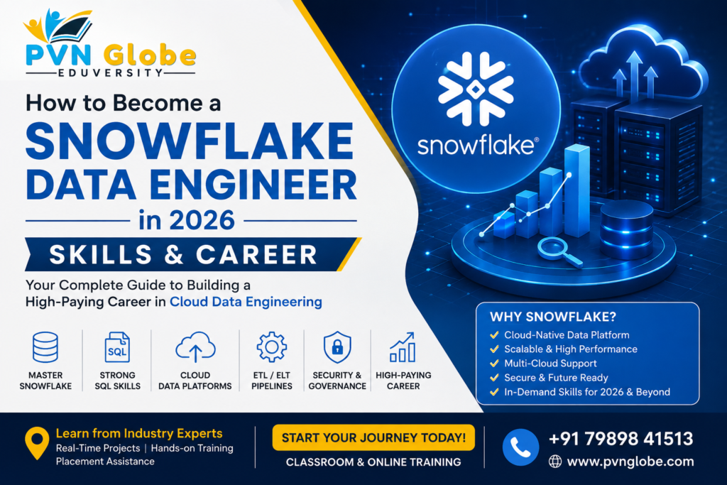 How to Become a Snowflake Data Engineer in 2026 – Skills, Certification, Projects and Career Path