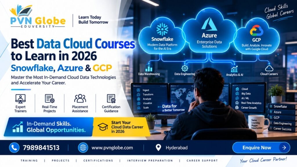 Best Data Cloud Courses in 2026 – Snowflake Azure GCP Data Engineering and Cloud Career