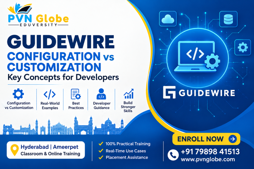 Guidewire Configuration vs Customization for Guidewire Developers